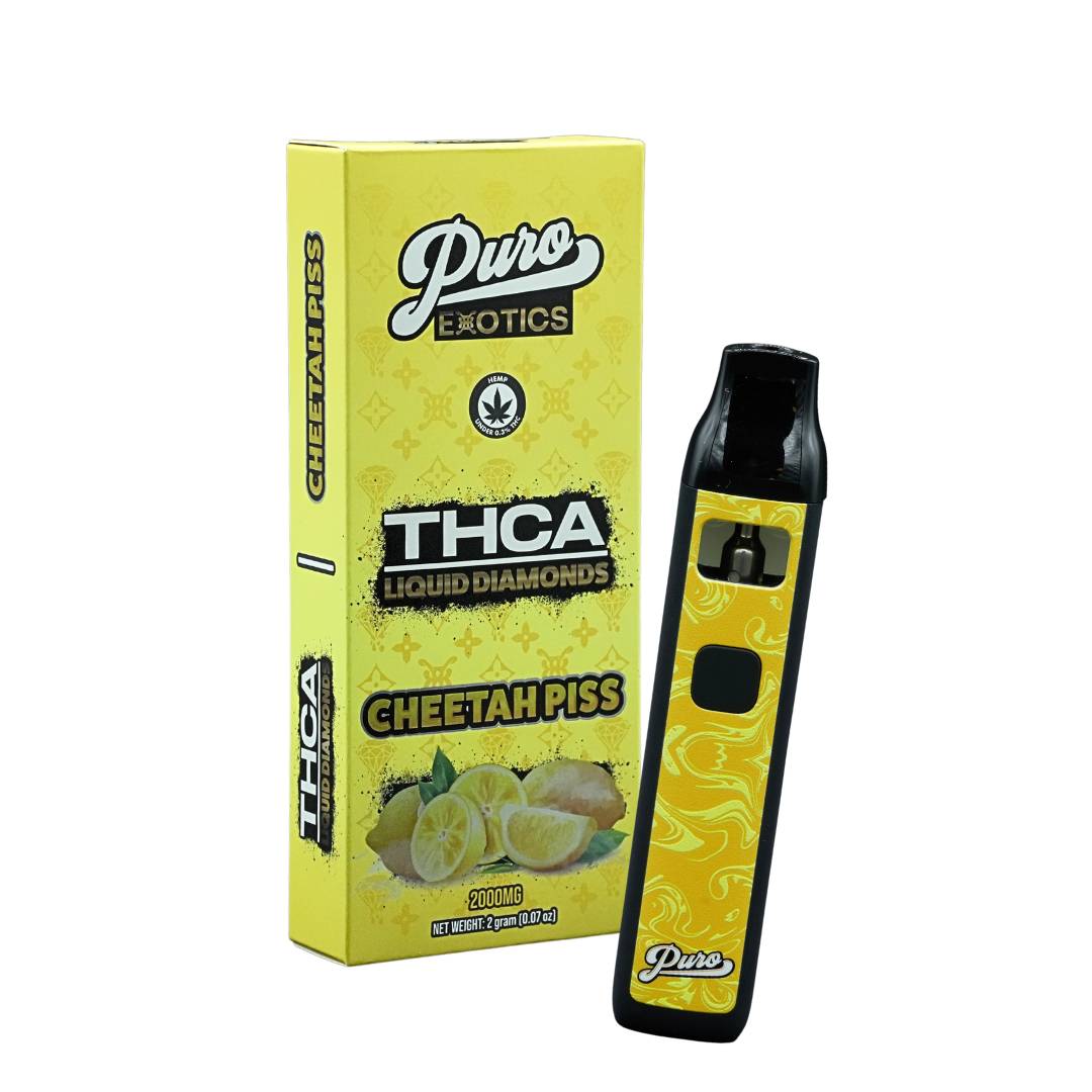 Puro Exotics THCA Liquid Diamonds Disposable Vapes 2g Best Price