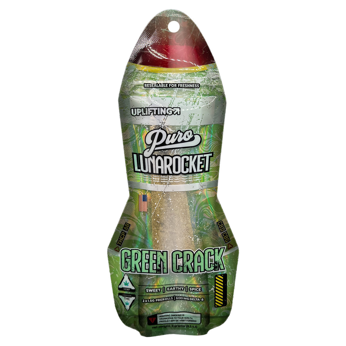 Puro LunaRockets Kief Cones 2pc 3g Best Price