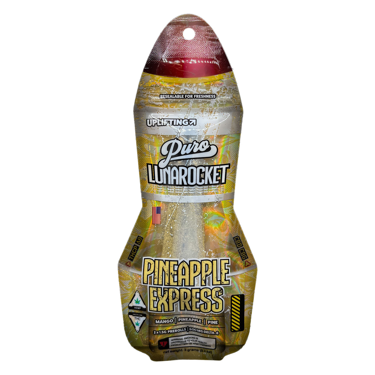 Puro LunaRockets Kief Cones 2pc 3g Best Price