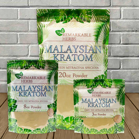 Remarkable Herbs Malaysian Kratom Powder — Green Vein Best Price