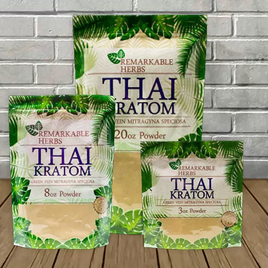 Remarkable Herbs THAI Kratom Powder Green Vein Best Price