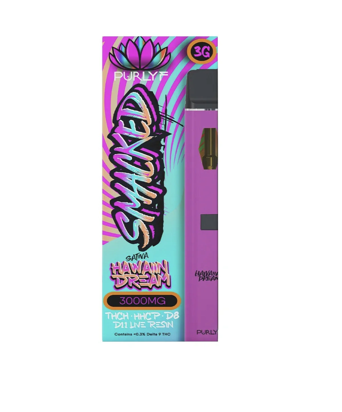 Purlyf Smacked Delta-8 Live Resin Disposable Vapes (3g) Best Price