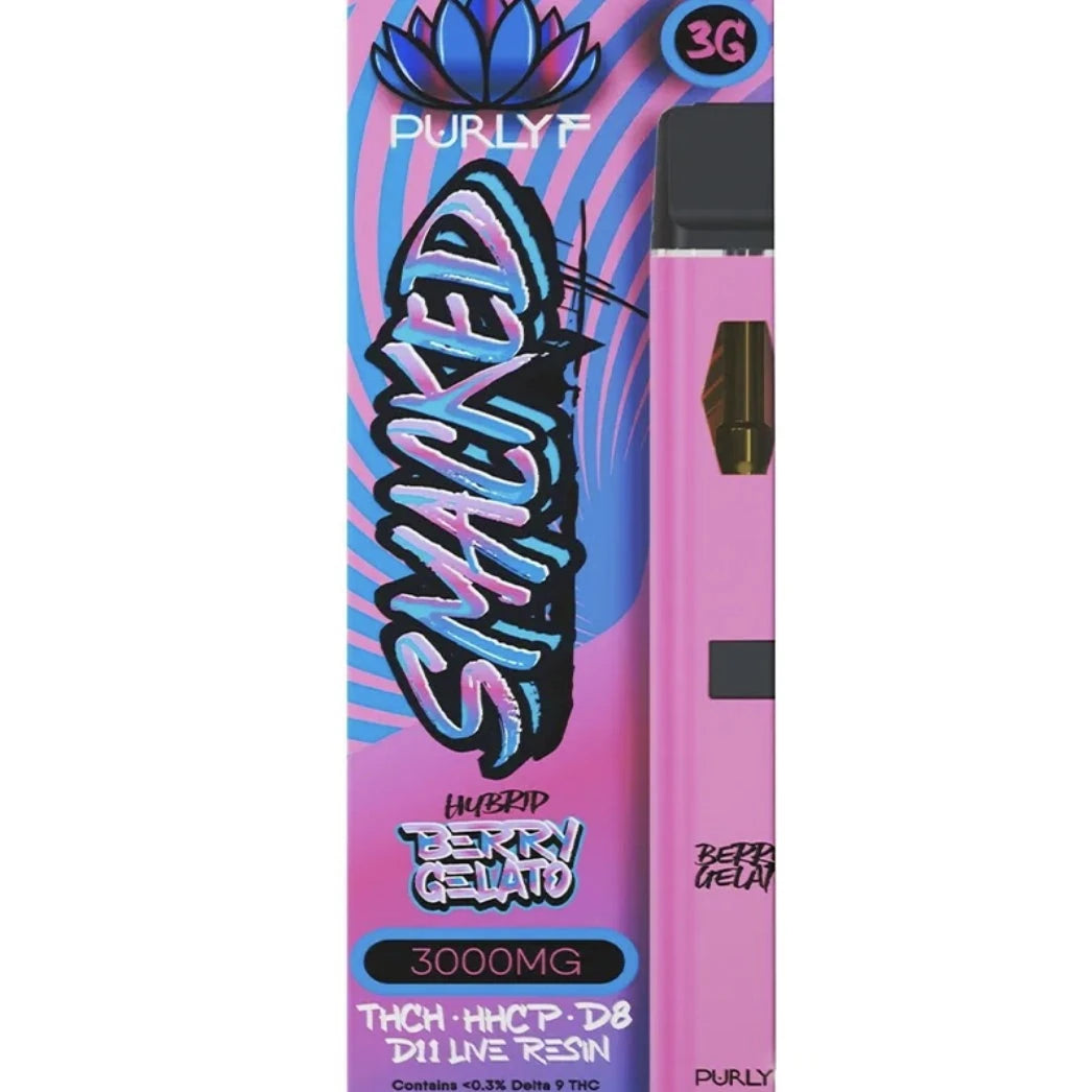 Purlyf Smacked Delta-8 Live Resin Disposable Vapes (3g) Best Price