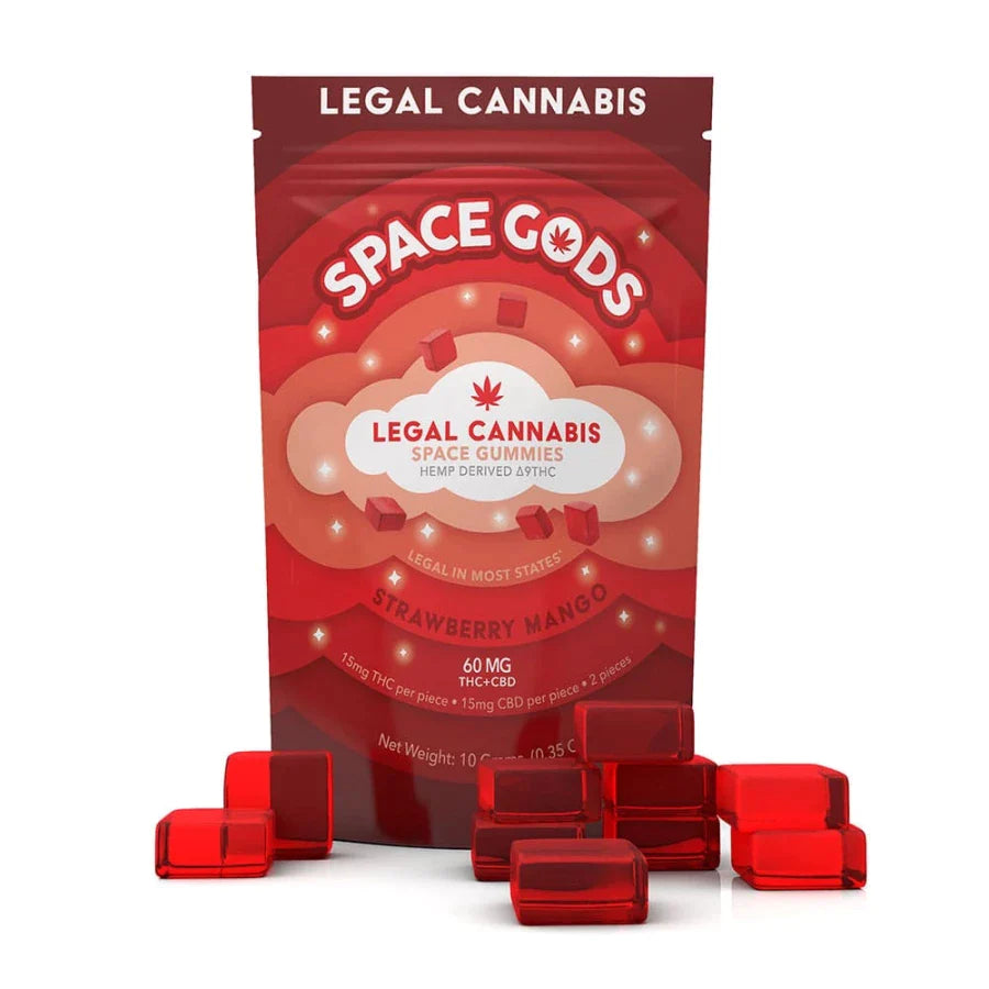 Space Gods 15mg Delta 9 THC + CBD Gummies (10ct) Best Price