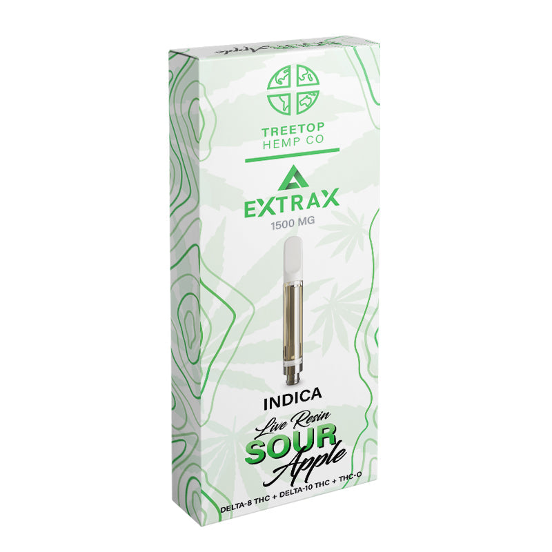 Delta Extrax Sour Apple Live Resin Cartridge Best Price