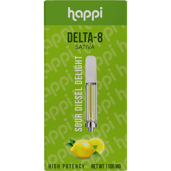 Happi Sour Diesel Delight - Delta-8 (Sativa) Best Price