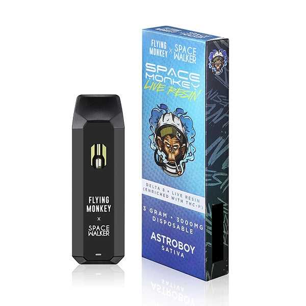 Space Monkey Astroboy Live Resin Delta 8 + THCP Disposable (3g) Best Price