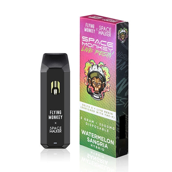 Space Monkey Watermelon Sangria Live Resin Delta 8 + THCP Disposable Vape Pen (3g) Best Price