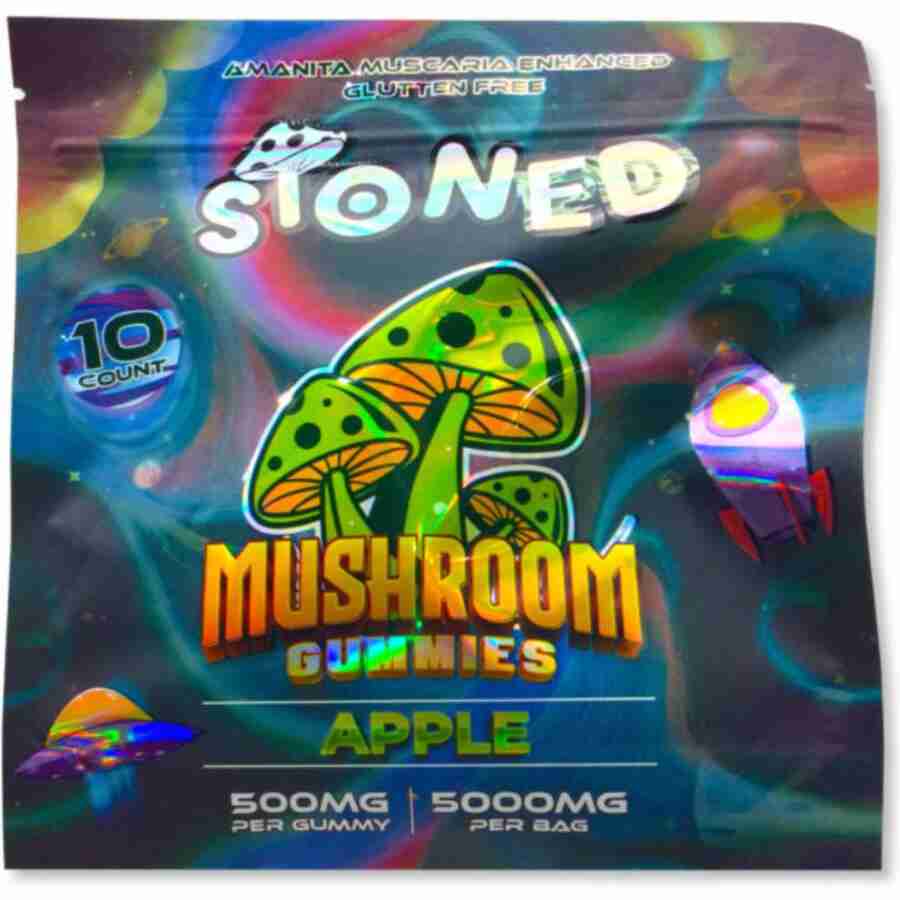 Stoned Mushroom Gummies 5000mg 10pc Best Price