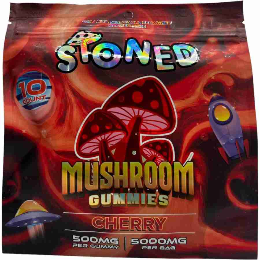 Stoned Mushroom Gummies 5000mg 10pc Best Price
