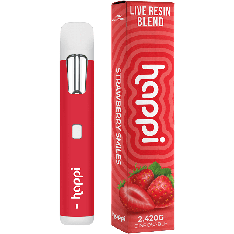 Happi Strawberry Smiles - 2G Disposable Live Resin Blend Best Price