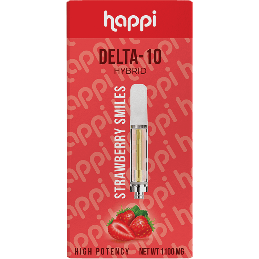 Happi Strawberry Smiles - Delta-10 (Hybrid) Best Price