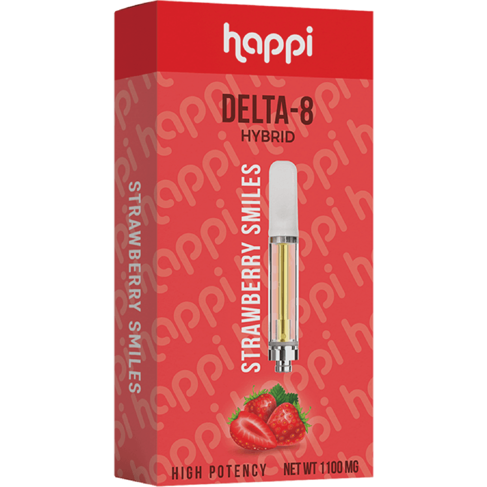 Happi Strawberry Smiles - Delta-8 (Hybrid) Best Price