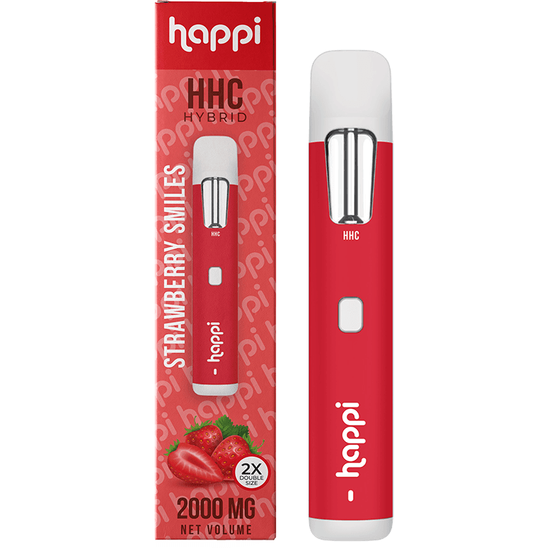 Happi Strawberry Smiles - HHC 2G Disposable (Hybrid) Best Price