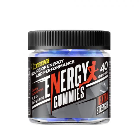 Sugarless Energy Gummies - Energy Boost Supplement - 40 Count Best Price