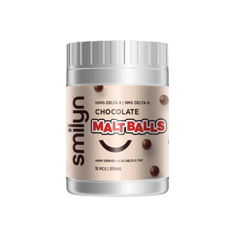 Smilyn Delta 8 / Delta 9 Chocolate Malt Balls Best Price