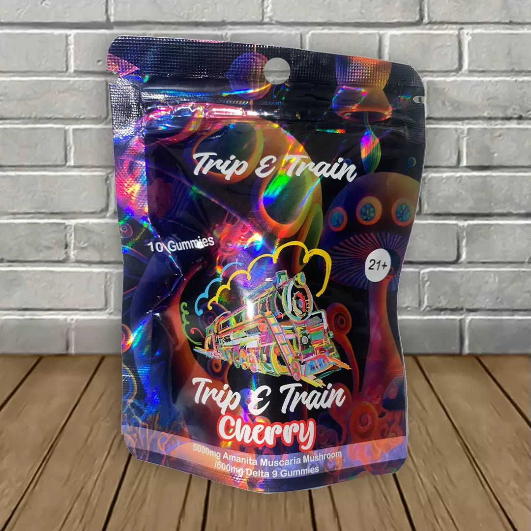 Trip E Train Amanita Muscaria + D9 Gummies 5000mg Best Price