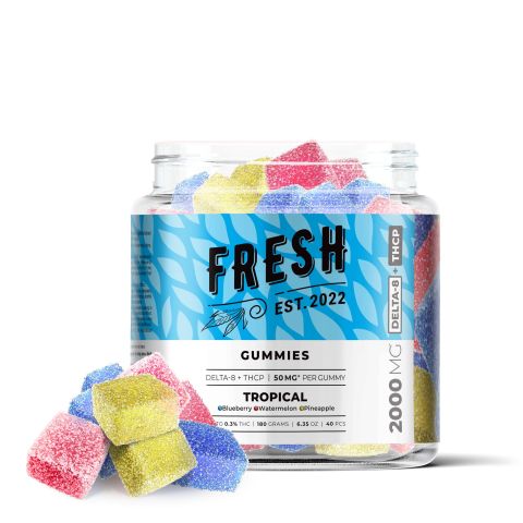 Tropical Gummies - Delta 8, THCP Blend - 2000MG - Fresh Best Price
