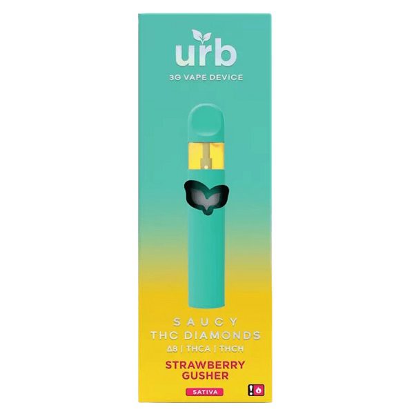 URB Saucy THC Blend Diamonds Disposable Vape Pen 3 Grams Best Price