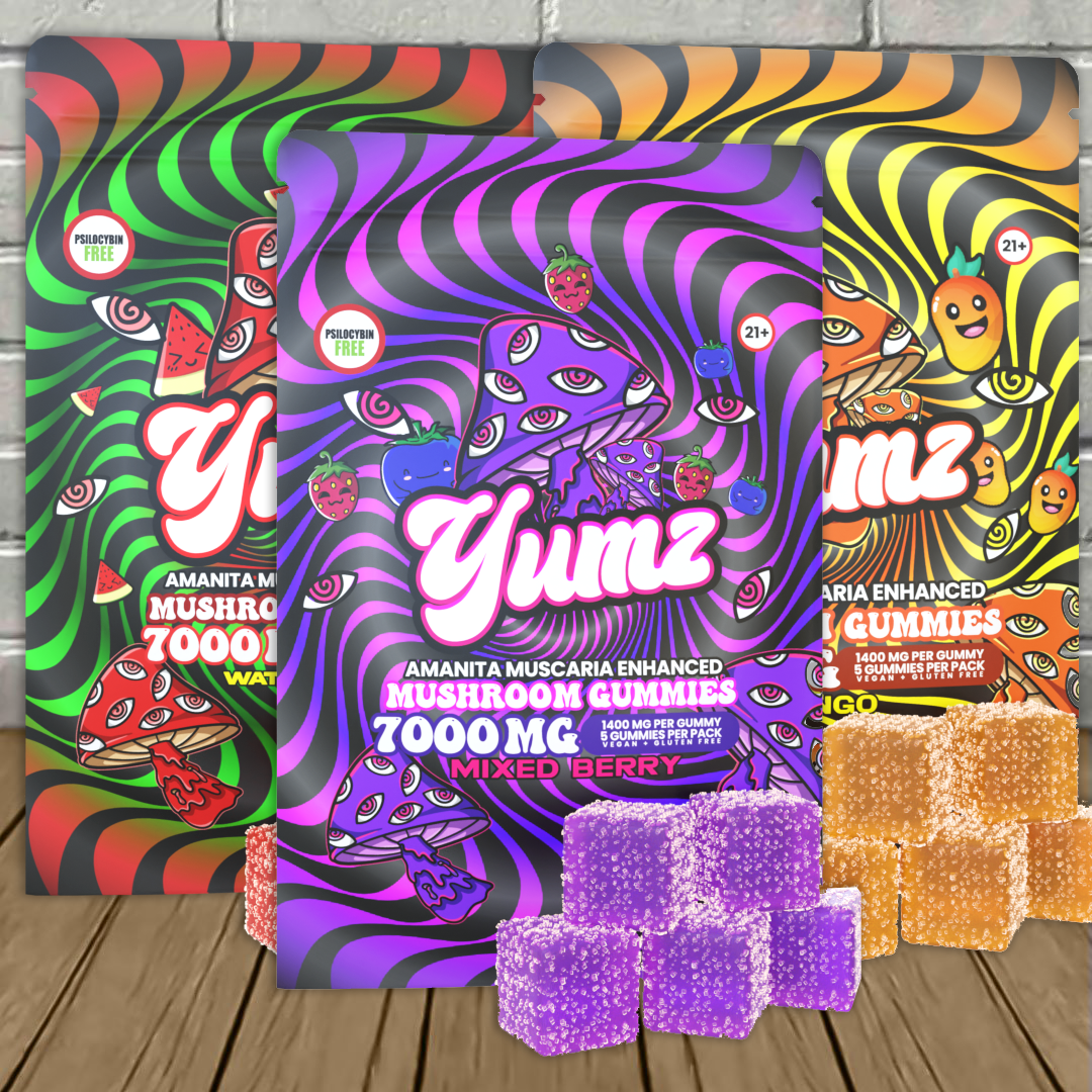 Yumz Lab Amanita Muscaria Mushroom Gummies 7000mg Best Price
