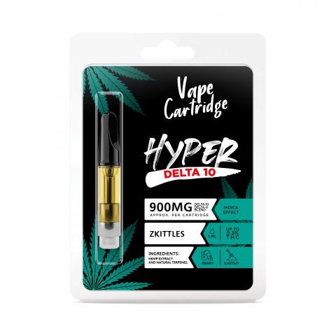 Zkittles Cartridge - Delta 10 THC Hyper 900mg (1ml) Best Price