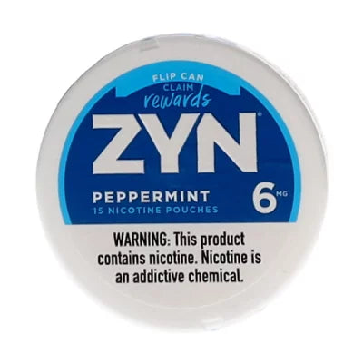 ZYN Peppermint 15 Nicotine Pouches 3-6MG Best Price